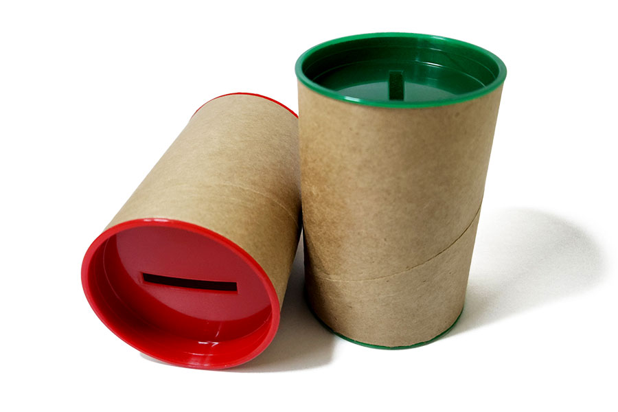 Cofrinho de papelão