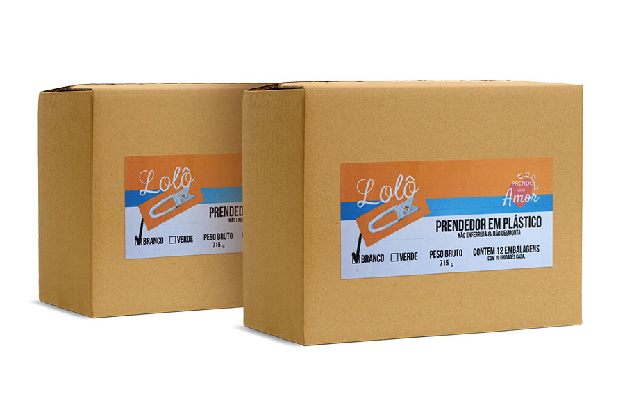 Prendedor de Plástico Lolô - Miraplas