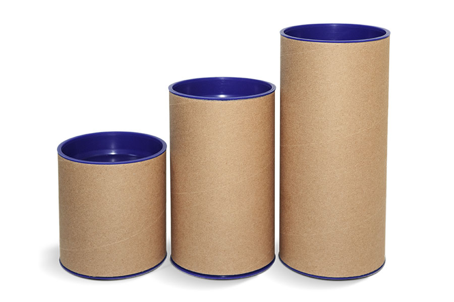 Tubos de papelão com tampa - Miraplas Injeção de Plástico